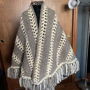 Crocheted Bulky Shawl